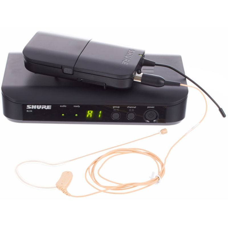 Shure blx14E/mx53 wireless microphone system (Countryman)